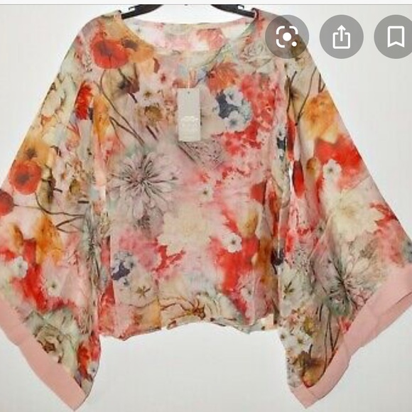 bellambra Tops - Bellambra NWT silk blend top